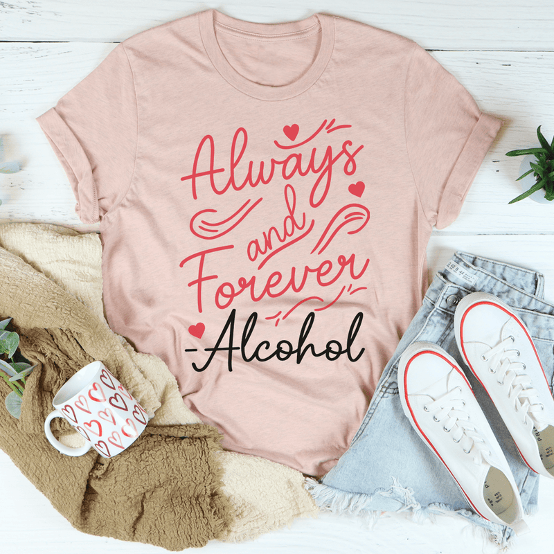 Always And Forever Tee Heather Prism Peach / S Peachy Sunday T-Shirt