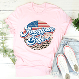 American Babe Leopard Tee Pink / S Peachy Sunday T-Shirt