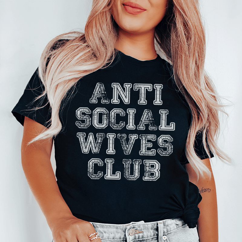Anti Social Wives Club Tee Black Heather / S Peachy Sunday T-Shirt