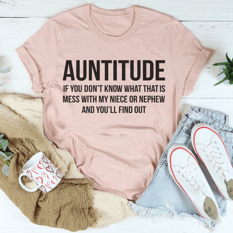 Auntitude Tee Peachy Sunday T-Shirt