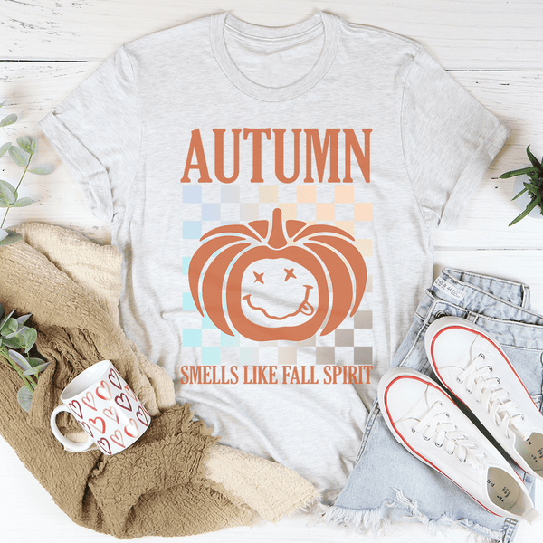 Autumn Smells Like Fall Spirit Tee Ash / S Peachy Sunday T-Shirt
