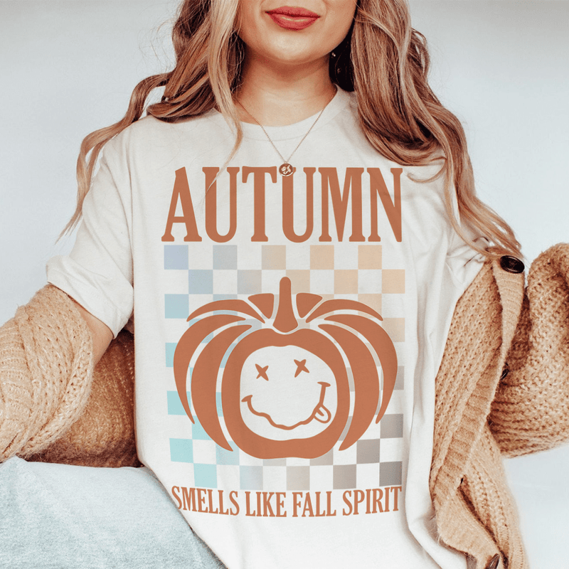 Autumn Smells Like Fall Spirit Tee Peachy Sunday T-Shirt
