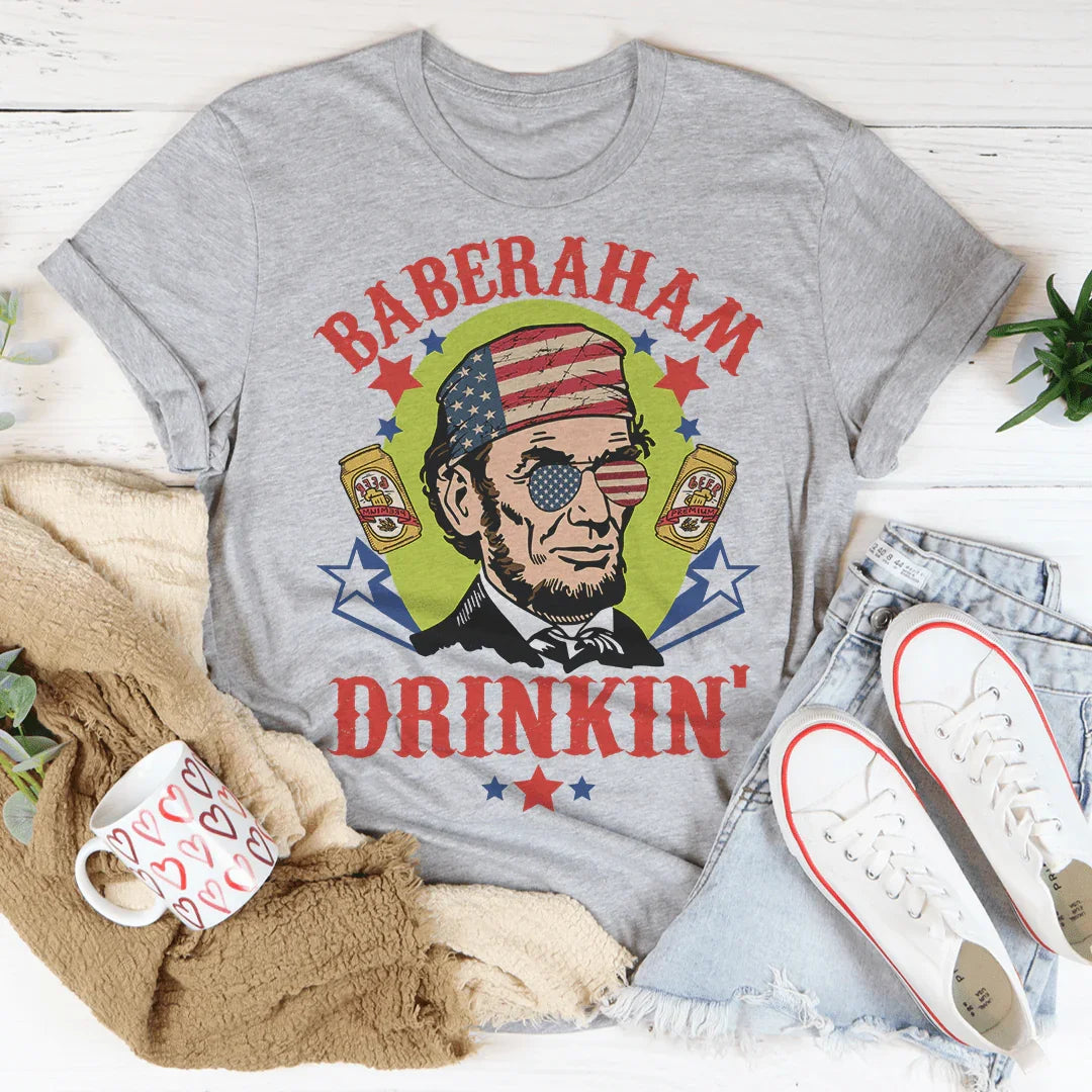 Baberaham Drinkin' Tee Peachy Sunday T-Shirt