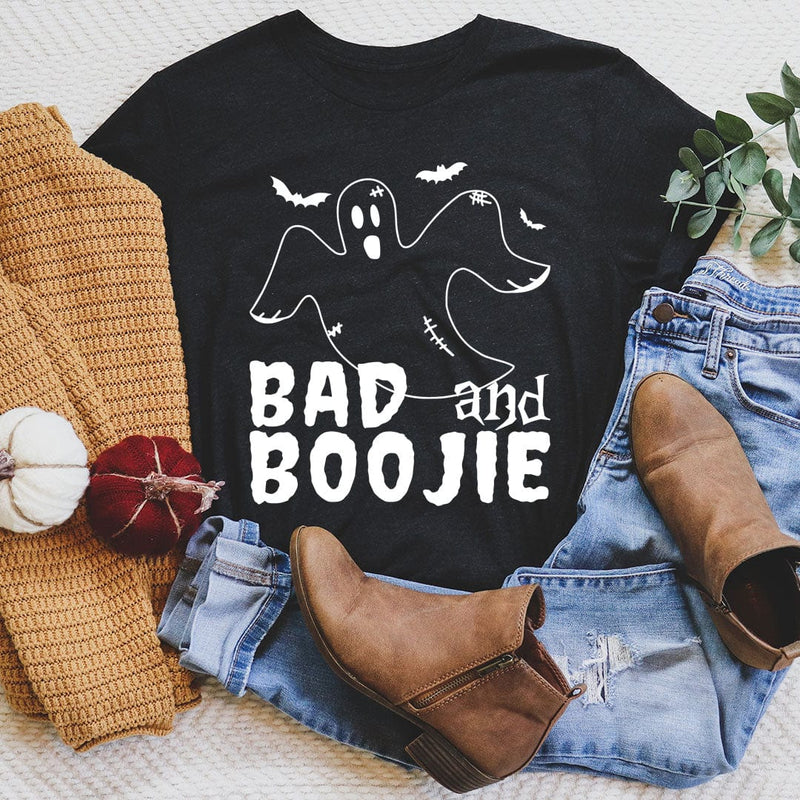 Bad And Boojie Tee Black Heather / S Peachy Sunday T-Shirt