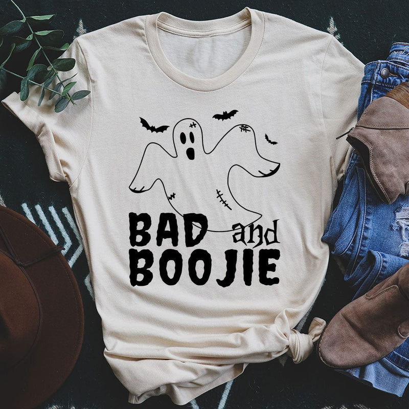 Bad And Boojie Tee Soft Cream / S Peachy Sunday T-Shirt
