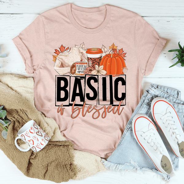 Basic & Blessed Tee Heather Prism Peach / S Peachy Sunday T-Shirt