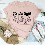 Be The Light Matthew 5:14 Tee Heather Prism Peach / S Peachy Sunday T-Shirt