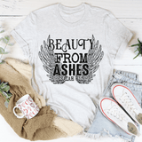 Beauty From Ashes Isaiah 61:3 Tee Ash / S Peachy Sunday T-Shirt