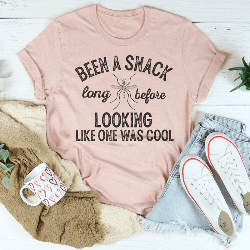 Been A Snack Long Before Looking Like One Was Cool Tee Peachy Sunday T-Shirt