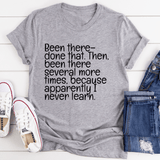 Been There Done That Tee Athletic Heather / S Peachy Sunday T-Shirt