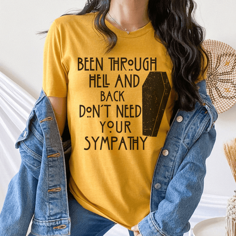Been Through Hell And Back Tee Mustard / S Peachy Sunday T-Shirt