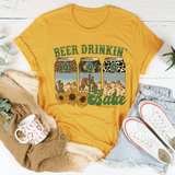 Beer Drinking Babe Tee Mustard / S Peachy Sunday T-Shirt
