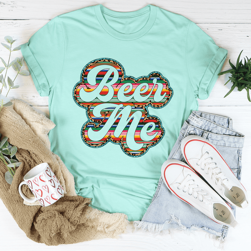 Beer Me Tee Heather Mint / S Peachy Sunday T-Shirt
