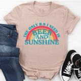 Beer & Sunshine Tee Heather Prism Peach / S Peachy Sunday T-Shirt