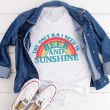 Beer & Sunshine Tee White / S Peachy Sunday T-Shirt