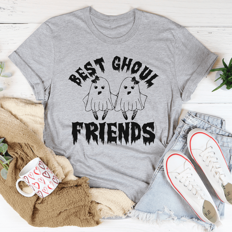 Best Ghoul Friends Tee Athletic Heather / S Peachy Sunday T-Shirt