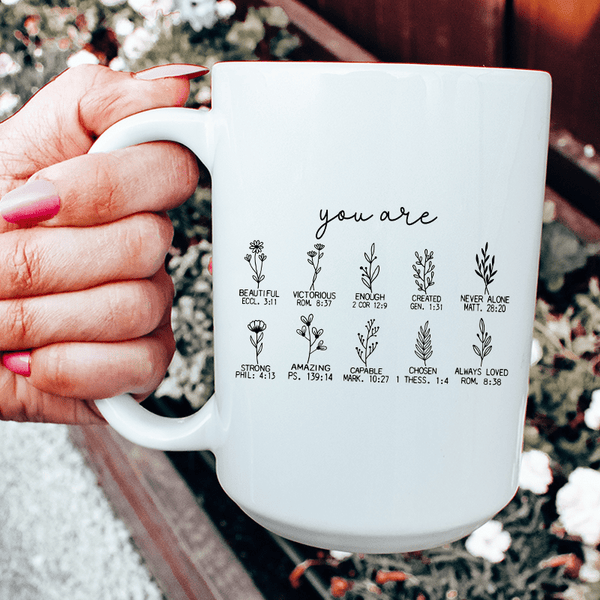 Bible Verses Ceramic Mug 15 oz White / One Size CustomCat Drinkware T-Shirt