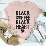 Black Coffee Black Heart Tee Heather Prism Peach / S Peachy Sunday T-Shirt