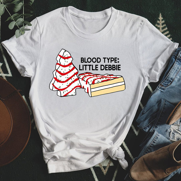 Blood Type Little Debbie Tee White / S Peachy Sunday T-Shirt