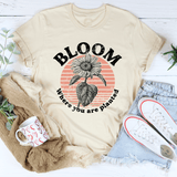 Bloom Where You Are Planted Tee Heather Dust / S Peachy Sunday T-Shirt