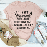 Bowl Of Water Tee Peachy Sunday T-Shirt