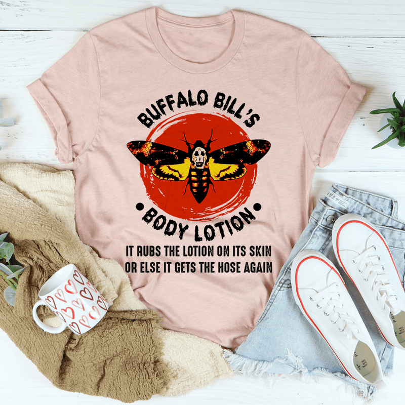 Buffalo Bill's Body Lotion Tee Heather Peach / L Printify T-Shirt T-Shirt
