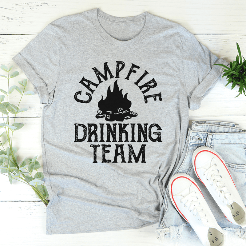 Campfire Drinking Team Tee Athletic Heather / S Peachy Sunday T-Shirt