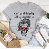 Can't See All The Haters With My Love Glasses On Tee Athletic Heather / S Peachy Sunday T-Shirt