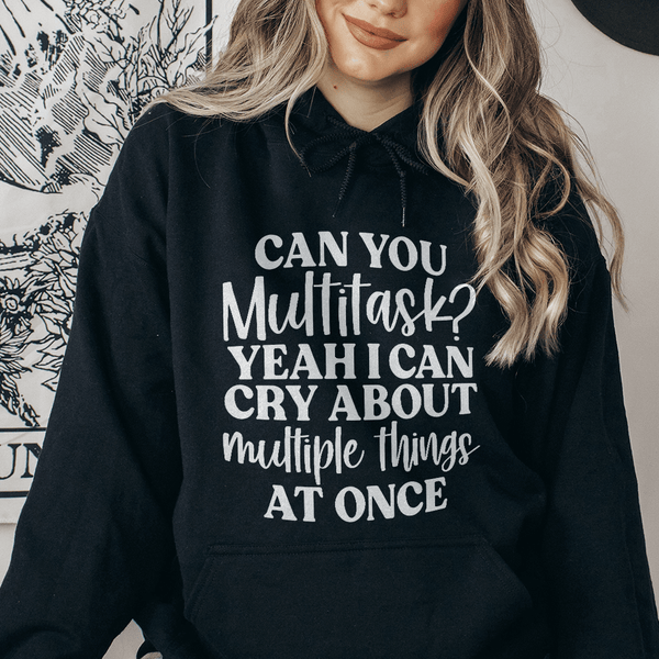Can You Multitask Hoodie Black / S Peachy Sunday T-Shirt