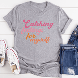 Catching Feelings Tee Athletic Heather / S Peachy Sunday T-Shirt