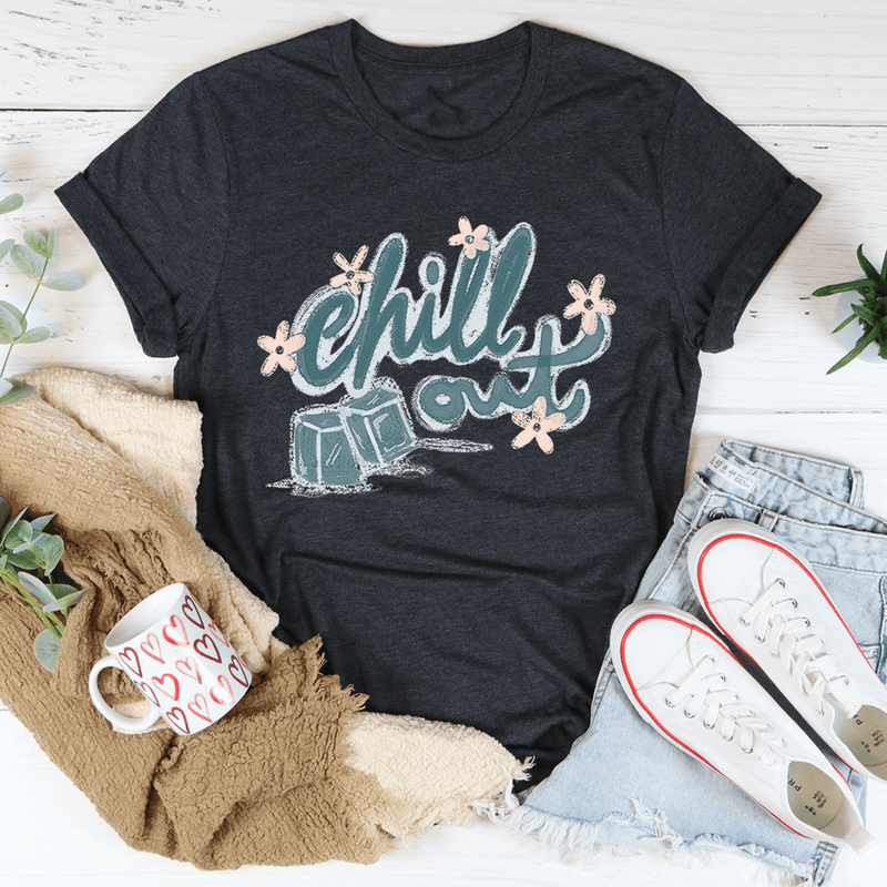 Chill Out Tee Dark Grey Heather / S Peachy Sunday T-Shirt