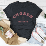 Chosen 1 Peter 2:9 Tee Dark Grey Heather / S Peachy Sunday T-Shirt