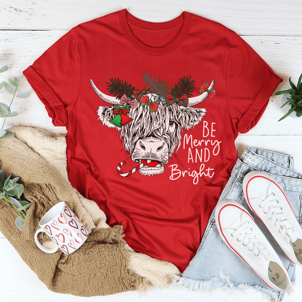Christmas Cow Tee Red / S Peachy Sunday T-Shirt