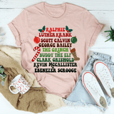 Christmas Movies Tee Heather Peach / S Printify T-Shirt T-Shirt