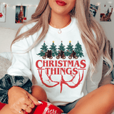 Christmas Things Sweatshirt S / White Printify Sweatshirt T-Shirt