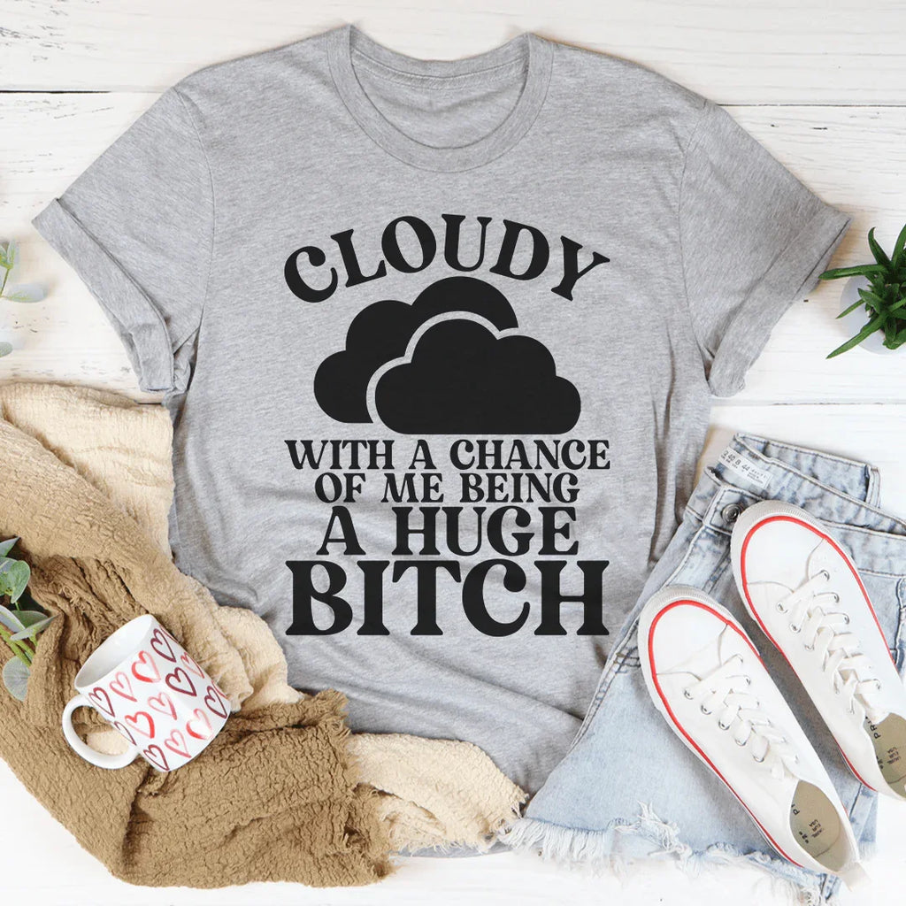 Cloudy Tee – Peachy Sunday