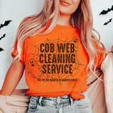Cob Web Cleaning Service Tee Burnt Orange / S Peachy Sunday T-Shirt