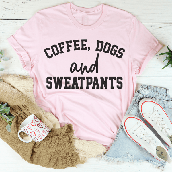 Coffee Dogs & Sweatpants Tee Pink / S Peachy Sunday T-Shirt