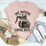 Coffee Helps Tee Heather Prism Peach / S Peachy Sunday T-Shirt