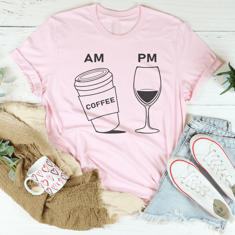Coffee & Wine Tee Pink / S Peachy Sunday T-Shirt