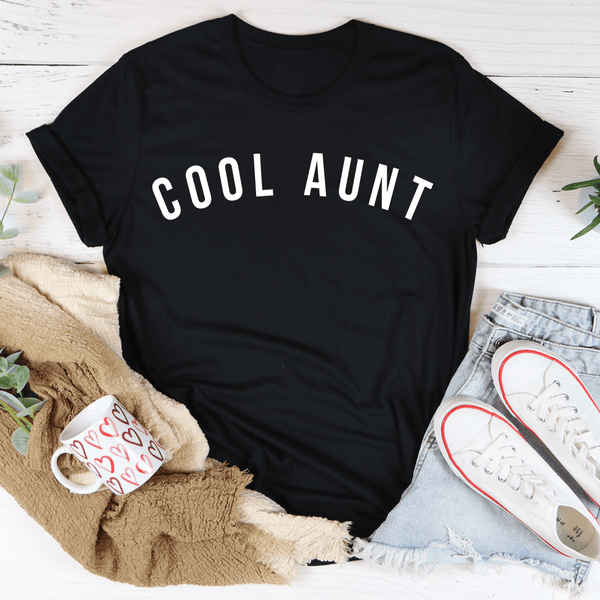 Cool Aunt Tee Black Heather / S Peachy Sunday T-Shirt