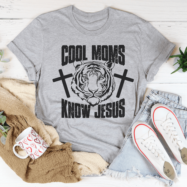 Cool Moms Know Jesus Tee Peachy Sunday T-Shirt