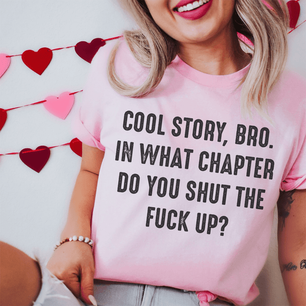 Cool Story Tee Pink / S Peachy Sunday T-Shirt