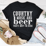 Country Music & Beer Tee Peachy Sunday T-Shirt