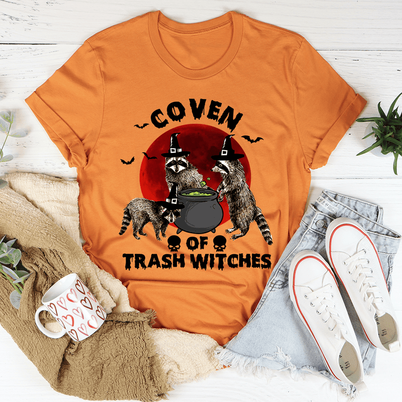 Coven Of Trash Witches Tee Burnt Orange / S Peachy Sunday T-Shirt