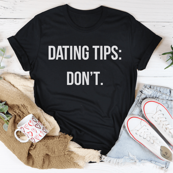Dating Tips Tee Peachy Sunday T-Shirt