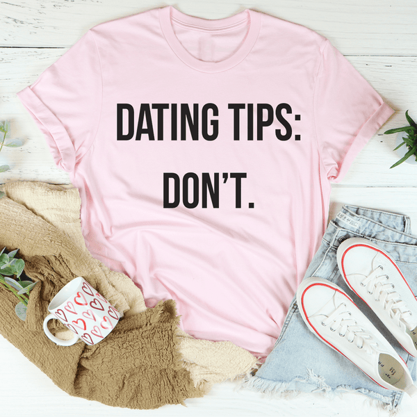 Dating Tips Tee Pink / S Peachy Sunday T-Shirt