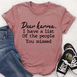 Dear Karma Tee Mauve / S Peachy Sunday T-Shirt