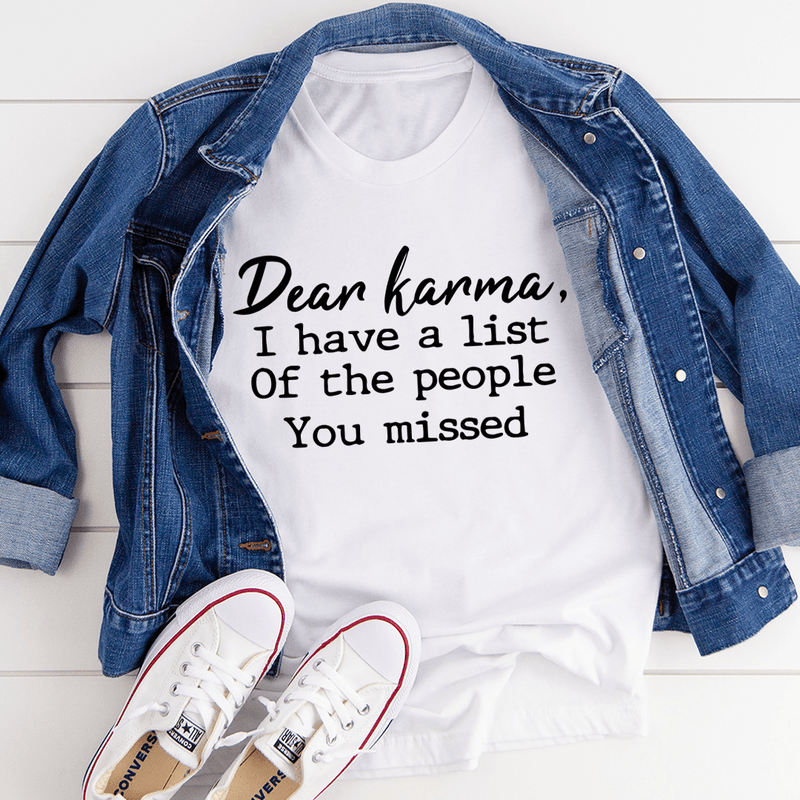 Dear Karma Tee White / S Peachy Sunday T-Shirt