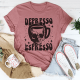 Depresso Espresso Tee Peachy Sunday T-Shirt
